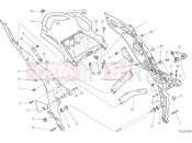 DUCATI 2023 Multistrada V2 S Travel REAR FRAME COMP.