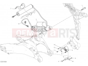 DUCATI 2023 Multistrada V2 S REAR SHOCK ABSORBER