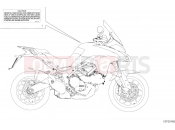 DUCATI 2023 Multistrada V2 S LABEL, WARNING [XST:TWN]