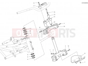 DUCATI 2023 Multistrada V2 S STEERING HEAD BASE ASSEMBLY