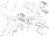DUCATI 2023 Multistrada V2 S FOOTRESTS, LEFT