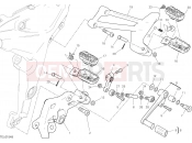 DUCATI 2023 Multistrada V2 FOOTRESTS, LEFT