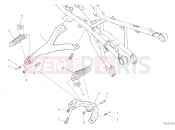 DUCATI 2023 Panigale V2 REAR FOOTREST