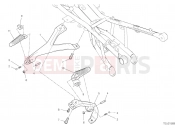 DUCATI 2023 Streetfighter V2 REAR FOOTREST
