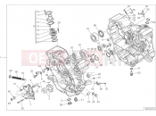 DUCATI 2016 Monster 821 Dark HALF-CRANKCASES PAIR [MOD:M821DARK]