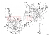 DUCATI 2016 Monster 1200 R HALF-CRANKCASES PAIR [MOD:M 1200R]