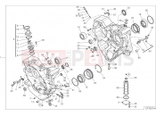 DUCATI 2017 Monster 1200 S HALF-CRANKCASES PAIR [MOD:M 1200S]