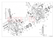 DUCATI 2017 Multistrada 1200 S D Air HALF-CRANKCASES PAIR [MOD:MS1200SA]