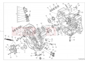 DUCATI 2018 Hypermotard 939 HALF-CRANKCASES PAIR [MOD:HYM 939]