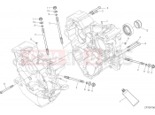 DUCATI 2020 XDiavel S HALF-CRANKCASES PAIR [MOD:XDIAVELS]