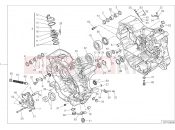 DUCATI 2021 HYPERMOTARD 950 RVE HALF-CRANKCASES PAIR [MOD:HYM RVE]
