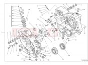 DUCATI 2019 Scrambler Full Throttle HALF-CRANKCASES PAIR [MOD:SCR800FT]