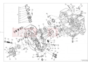 DUCATI 2022 Scrambler 1100 Tribute Pro HALF-CRANKCASES PAIR