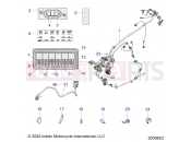 INDIAN 2021 CHIEFTAIN STANDARD 111 (R01) (N21TCBAA) ELECTRICAL | ELECTRICAL, WIRE HARNESS - N21TCBAA ALL OPTIONS (200982C)