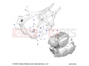 ENGINE » ENGINE, ENGINE MOUNTING - ALL OPTIONS (201073C) - Indian ROADMASTER (R02) (N21TRABB) 2021
