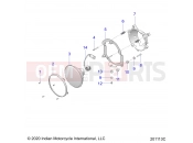 INDIAN SPRINGFIELD 111 (R01) (N21THAAA) ELECTRICAL | ELECTRICAL, HEADLIGHT- N21THAAA ALL OPTIONS (201113C)