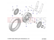 INDIAN 2022 SPRINGFIELD 111 (R01) (N22THAAA) WHEEL » WHEEL, FRONT - ALL OPTIONS (201080C)
