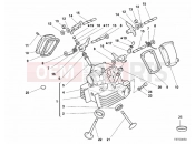 DUCATI 2002 Supersport 750 S VERTICAL CYLINDER HEAD » VALVE DRIVE