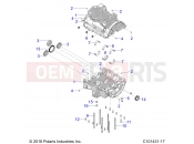 Polaris 2021 ATV SPORTSMAN 850 48 TRAIL PACKAGE (R01) (A21SXZ85AN) ENGINE | ENGINE, CRANKCASE - A21SXZ85AN (C101431-17)