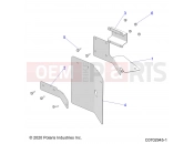 Polaris 2021 BRUTUS PRO XD 2000D (R02) (D21BBPD4B4) DRIVE TRAIN | DRIVE TRAIN, MUD GUARDS - D21BBPD4B4 (C0702945-1)