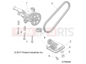 Polaris 2021 RANGER RANGER 1000 FULL SIZE IS EU (R03) (R21TAE99JA) ENGINE | ENGINE, OIL PUMP - R21TAE99JA (C700046)