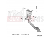 Polaris 2021 RANGER RANGER CREW XP 1000 PS HIGH LIFTER (R03) (R21RSM99AG) ENGINE | ENGINE, THROTTLE PEDAL - R21RSM99AG (C700040)