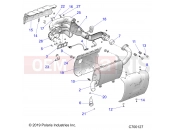 Polaris 2021 RANGER RANGER XP 1000 WATERFOWL EVAP (R05) - R21RRB99AZ/BZ ENGINE | ENGINE, EXHAUST SYSTEM - R21RRB99AZ/BZ (C700127)
