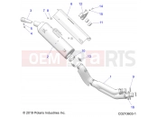 ENGINE | ENGINE, EXHAUST - A22SVA85A3 (C0210603-1) - Polaris SCRAMBLER 850 48 (R01) (A22SVA85A3) 2022