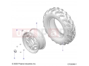 WHEELS | WHEELS, FRONT - A22SVA85A3 (C102348-1) - Polaris SCRAMBLER 850 48 (R01) (A22SVA85A3) 2022