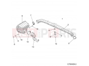 Polaris 2022 BRUTUS PRO XD FULL-SIZE DIESEL (R01) - D22P2AD4B4/ED4B4/FD4B4/GD4B4 ENGINE | ENGINE, AIR INTAKE, REAR - D22P2AD4B4/ED4B4/FD4B4/GD4B4 (C700429-2)