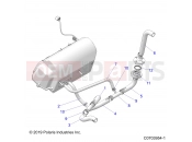 Polaris 2022 BRUTUS PRO XD FULL-SIZE DIESEL (R01) - D22P2AD4B4/ED4B4/FD4B4/GD4B4 ENGINE | ENGINE, COOLING, HEATER HOSES - D22P2FD4B4/GD4B4 (C0703954-1)