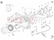 DUCATI 2002 Superbike 998 GENERATOR COVER - WATER PUMP » COOLING SYSTEM