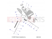 Polaris 2022 SNOWMOBILE 550 INDY 121 ES (R02) (S22CBA5TSL) ENGINE | ENGINE, OIL BOTTLE - S22CBA5TSL (C601108)