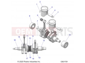 Polaris 2022 SNOWMOBILE 850 MATRYX INDY VR1 129 ALL OPTIONS (R01) (S22TKV8RS) ENGINE | ENGINE, PISTON and CRANKSHAFT - S22TKV8RS ALL OPTIONS (C601781)