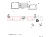 Polaris 2023 RANGER RANGER 1000 EPS (R02) - R23TAE99A1/A9/B1/B9 ELECTRICAL | ELECTRICAL, DASH INSTRUMENTS - R23TAE99A1/A9/B1/B9 (C701146)