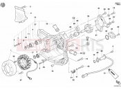 DUCATI 2002 Superbike 998 S Bostrom GENERATOR COVER - WATER PUMP » COOLING SYSTEM
