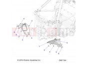 Polaris 2020 SNOWMOBILE 800 SWITCHBACK ASSAULT 144 SC SELECT (R02) (S20EEC8PS) CHASSIS | CHASSIS, TIE ROD BOOT ASM. - S20EEC8PS (C601154)