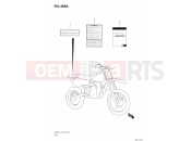 SUZUKI RM 85 M1 (2021) 496A - LABEL (P03)