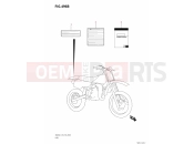SUZUKI RM 85 M1 (2021) 496B - LABEL (P28)