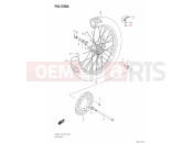 SUZUKI RM 85 M1 (2021) 530A - FRONT WHEEL