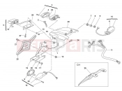 DUCATI Monster 900 PLATE HOLDER - REAR LIGHT