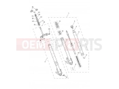 Triumph 2020 Tiger 1200 Desert Front Forks & Yokes