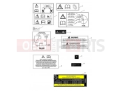 Triumph 2020 Tiger 1200 Desert Warning Labels