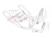 DUCATI Supersport 750 SS EXHAUST SYSTEM