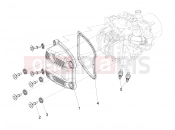 gilera 2015 Fuoco 500 LT Cylinder head cover