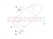 gilera 2015 Fuoco 500 LT Saddle/seats