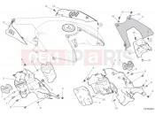 DUCATI Diavel V4 Fairing, tank