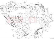 DUCATI Diavel V4 Fairing, front