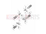Triumph 1995 THUNDERBIRD Footrests & Mountings
