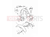 Triumph 1995 THUNDERBIRD Mudguards/Chainguard/Battery Box  » 71698